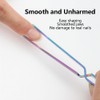Nail Tweezers, Stainless Steel Double End Nail Shaping Tweezer Clip,