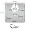 12PCS Cabinet Hinge Repair Plate - Stainless Steel Kitchen Cabinet