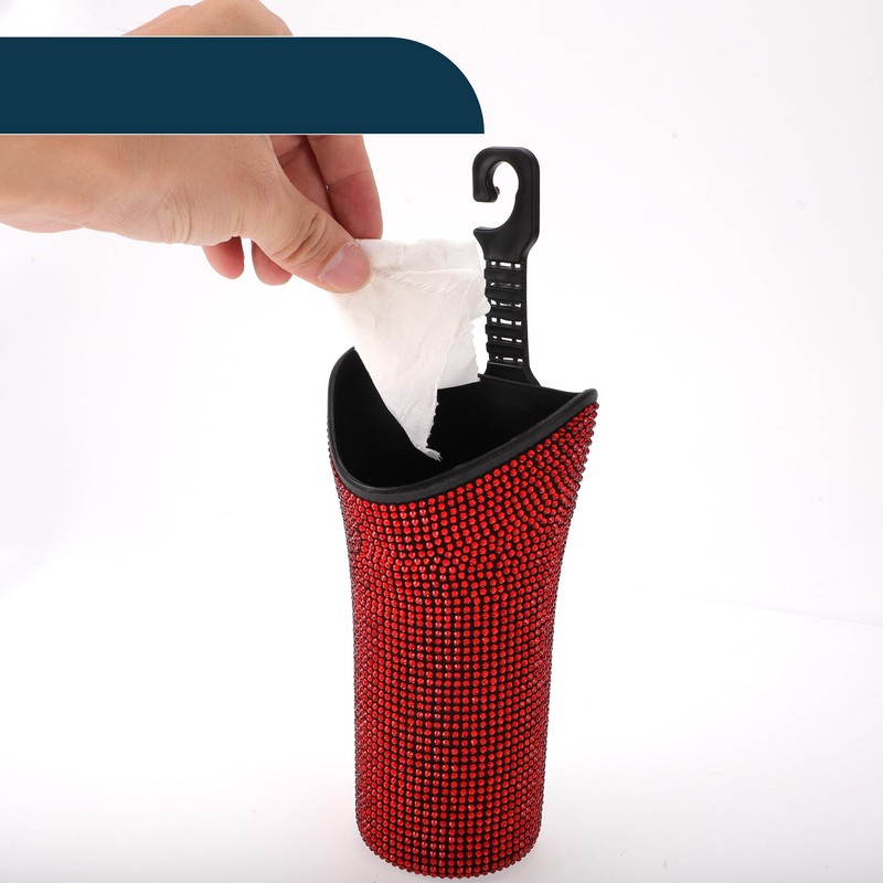 TUCKBOLD Auto Car Trash Can Durable Seat Back Trash Bin