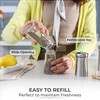 Pepper Shaker or Salt Shaker with Adjustable Pour Holes -