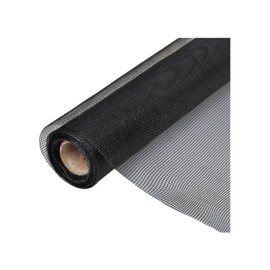 Mosquito Net Fabric, Sold by the Metre, Mosquito Net, Door and Window, Fly Screen, Fabric Fibreglass, Grey, White, Black, Choice of Sizes (120 x 250 cm, Black)