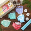 Fuyoooo 6 Sets Christmas Notepad with Marshmallow Pencils and HOT