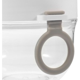 Kichvoe Taza De Desayuno Portátil Con Tapa y Cuchara Contenedor De Avena Nocturna Transparente Jarra Para Yogurt y Frutas Para Llevar y Almacenar Alimentos