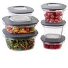 Rubbermaid Premier Easy Find Lids Meal Prep and Food Storage