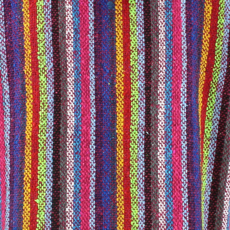 Siesta Mexican Baja Jerga Hoody - Pink Multi (X-Large)