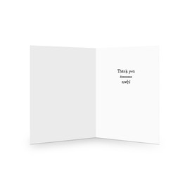 Stonehouse Collection | Bowing Lady, Funny Thank You Card | Showing Gratitude Hilarious Thank You Greeting Card (Bowing Lady)
