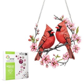 MAXBYE Diamond Art Kits for Adults, DIY 5D Bird Diamond Painting Kits, Bird Diamonds Painting Hanging Wall Art Sign Ornaments Home Garden Wall Door Hanging Decoration