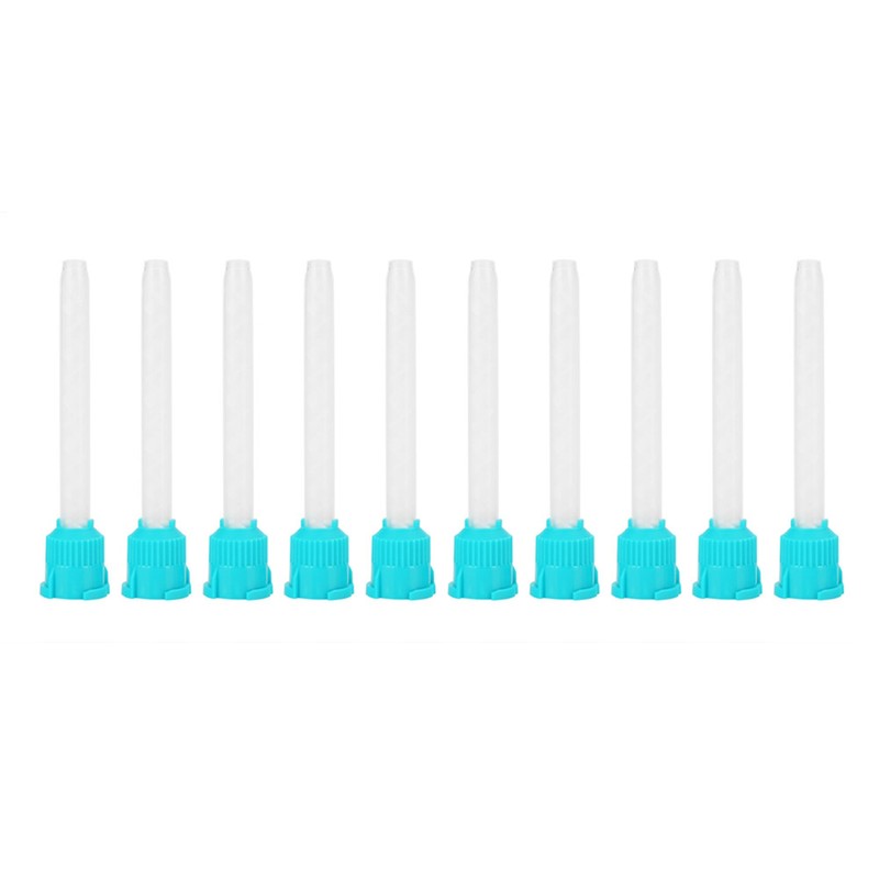 50PCS Disposable Dental Intraoral Mixing Tips Silicone Rubber Mix Propotion