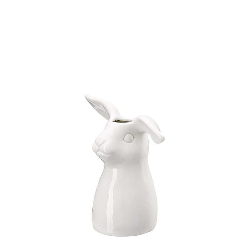 Rabbit Vase White Vase 16 cm