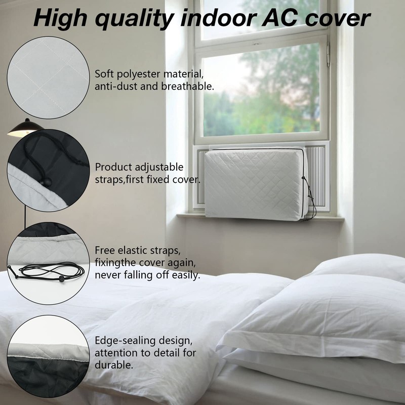 Indoor Air Conditioner Cover AC Unit Window Cover for Inside