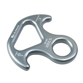 S.E.PEAK 30kN Rescue Figure 8 Descender Climbing Gear Downhill Equipment Rigging Plate Rappeling Device for Rock Climbing/Aluminum Alloy, Gray
