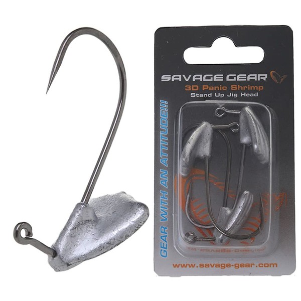 Savage Gear 3D Panic Shrimp Stand Up Jig Head 1/2oz