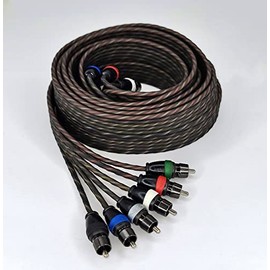 Sky High Car Audio 6-Channel Twisted RCA Cable - 18ft