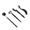 4 Pieces Folding Eyebrow Comb Eyelash Separator Grooming Brush Portable