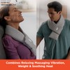 Calming Heat Neck Wrap by Sharper Image Copper & Charcoal