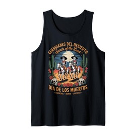 Vaqueros del Desierto - Honor & Freedom Dia de Los Muertos Tank Top