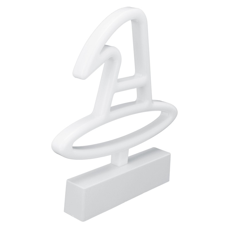 Neon Light Plastic Witch Hat Shape USB Battery Powered RGB