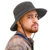 Unisex Cotton Boonie Hat Summer Outdoor Packable Fishing Bucket Hat