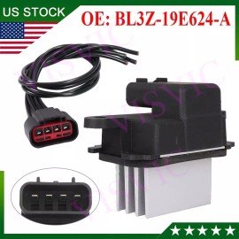 Unbranded Blower Motor Control Resistor Regulator with connector Fit:Ford F-150 2009-2014