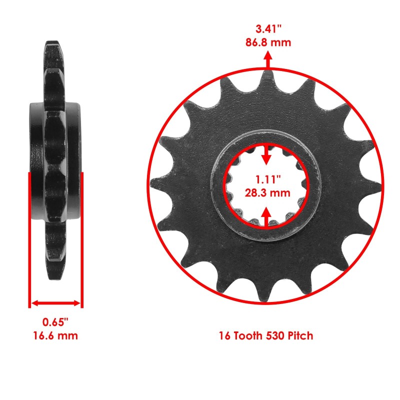 Honda Red Drive Chain And Sprocket Kit for Honda CB900F