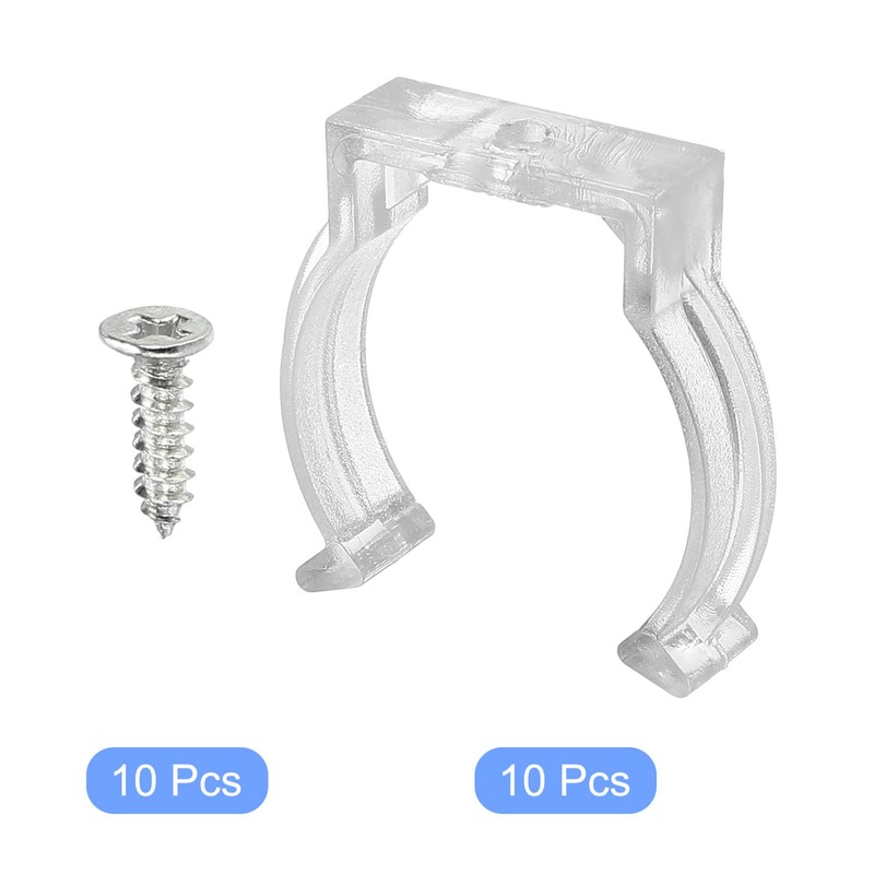 Boxonly T12 U Clips Holder Bracket Fluorescent Tube Light Fixture