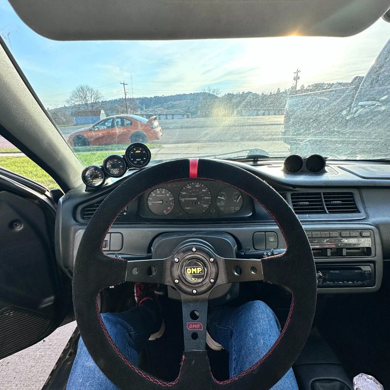 CARZDELUXE Triple gauge pod mount for 1992-1995 Civic EG functional