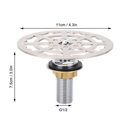 Kodrily Sink Cup Washer, Professional Glass Rinser, Glass Rinser for Kitchen Sink Automatic Cup Rinser Sink Attachment Stainless Steel Home Commercial Sink Accessory