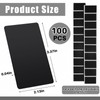 Xuhal 100 Pcs NFC Blank PVC Black Cards Chip 868