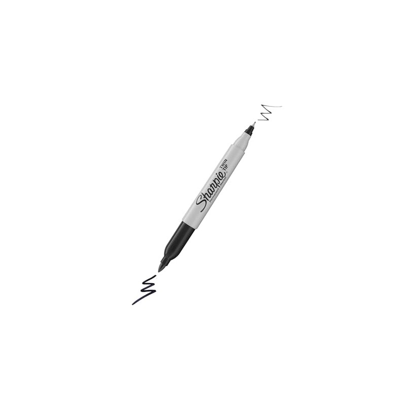 Sharpie Marcadores Permanentes, Doble Punta, Surtidos, 8 Piezas