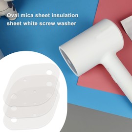 VGOL 20 Sets of 3 Mica Washers Heat Insulator Granules Kit 44.5x31.5mm Mica Insulator Film for Transistors Voltage Regulator Semiconductor