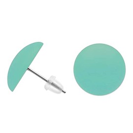 Soul-Cats Round Stud Earrings Diameter Approx: 16mm, Acrylic