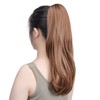 Brown Clip Ponytail,SYXLCYGG Straight Clip Claw Ponytails 18" 4.3 OZ