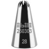 ibili "Close Star" Piping Nozzle, Silver, 3 mm,250303