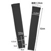 Yamazaki 10212 Reversible Arm Cover, Black, Total Length: 20.5 inches