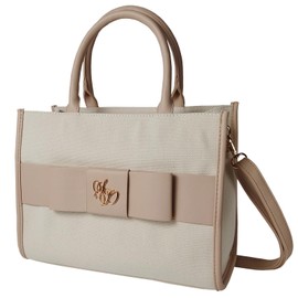 Cross Marberry R78 Women's Tote Bag with Zipper, Shoulder Bag, Stylish, Cute, Synthetic Leather, Freestanding, Large, canvas beige