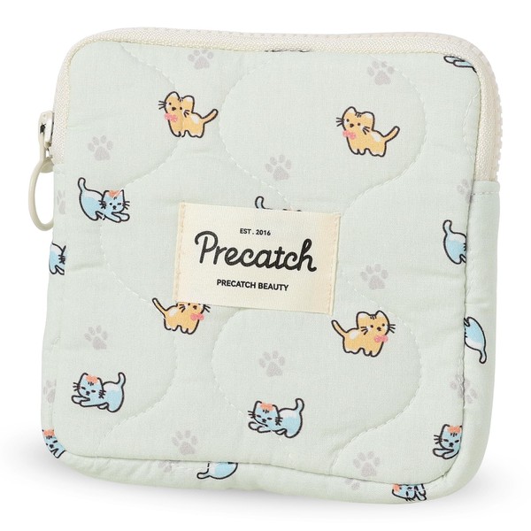Precatch Women's Pouch, Accessory Storage, Canvas, Coin Purse, Compact, Character,