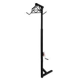 Trailer Hitch Mounted Deer Hoist, 500Lbs Adjustable Deer Lift Truck Hitch Game Hunting Hoist with Rotated 360 Handle & Gambrel Set (500lbs)