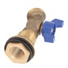 Brass Ball Valve Quarter Turn Water Tank Spigot Rain Barrel