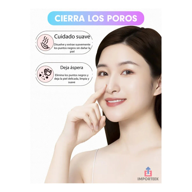 3pz Mascarilla Parches Nariz Poros Puntos Negros Espinillas Tipo Piel