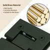 Menginvent Shower Door Hinges, 180 Degree Glass Door Hinges, Heavy-Duty