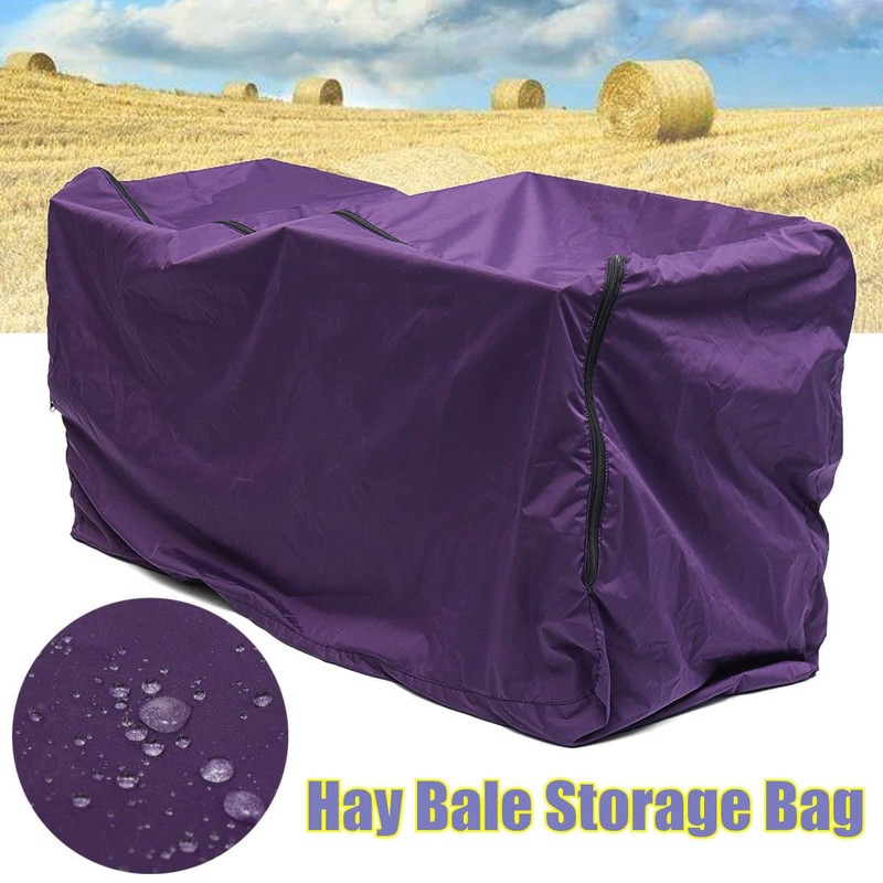 BRAVECOW Hay Bale Storage Bag Extra Large Horse Feeder Hay