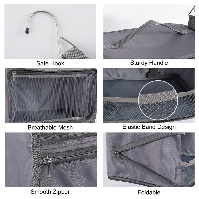 TABITORA Hanging Storage Bag, Storage Box, Travel Pouch, Travel Goods,