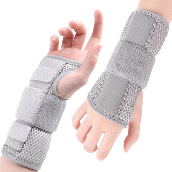 NICEIN Wrist Bandages, Carpal Tunnel Syndrome Splint Made of Metal,