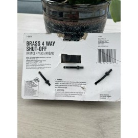 ACE Brass Fourway Shut Off Valve (Ace Hardware)