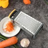 OWET heese grater, grater, graters for kitchen, 4-sided stainless steel