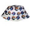 Fiji & Indian Flag Eagle Head Flag Reversible Bucket hat
