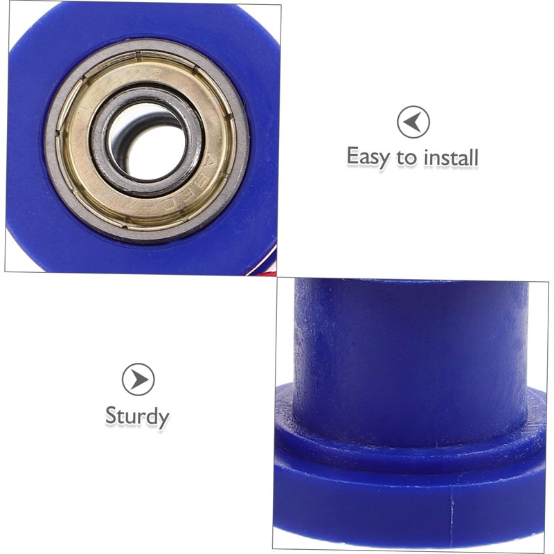 BUGUUYO 3pcs Chain Roller Tensioner Durable Wheel Guide for Dirt