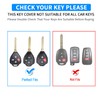 QBUC for Toyota Key Fob Cover with Keychain,Compatible with Toyota