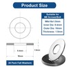 M8 Metal Washers,M8 x 15mm Flat Penny Washers (Thickness 1.5mm)