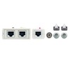Nanocable 10.31.0303 - Professioneller Tester für RJ11/RJ12/RJ45, und Koaxialkabel